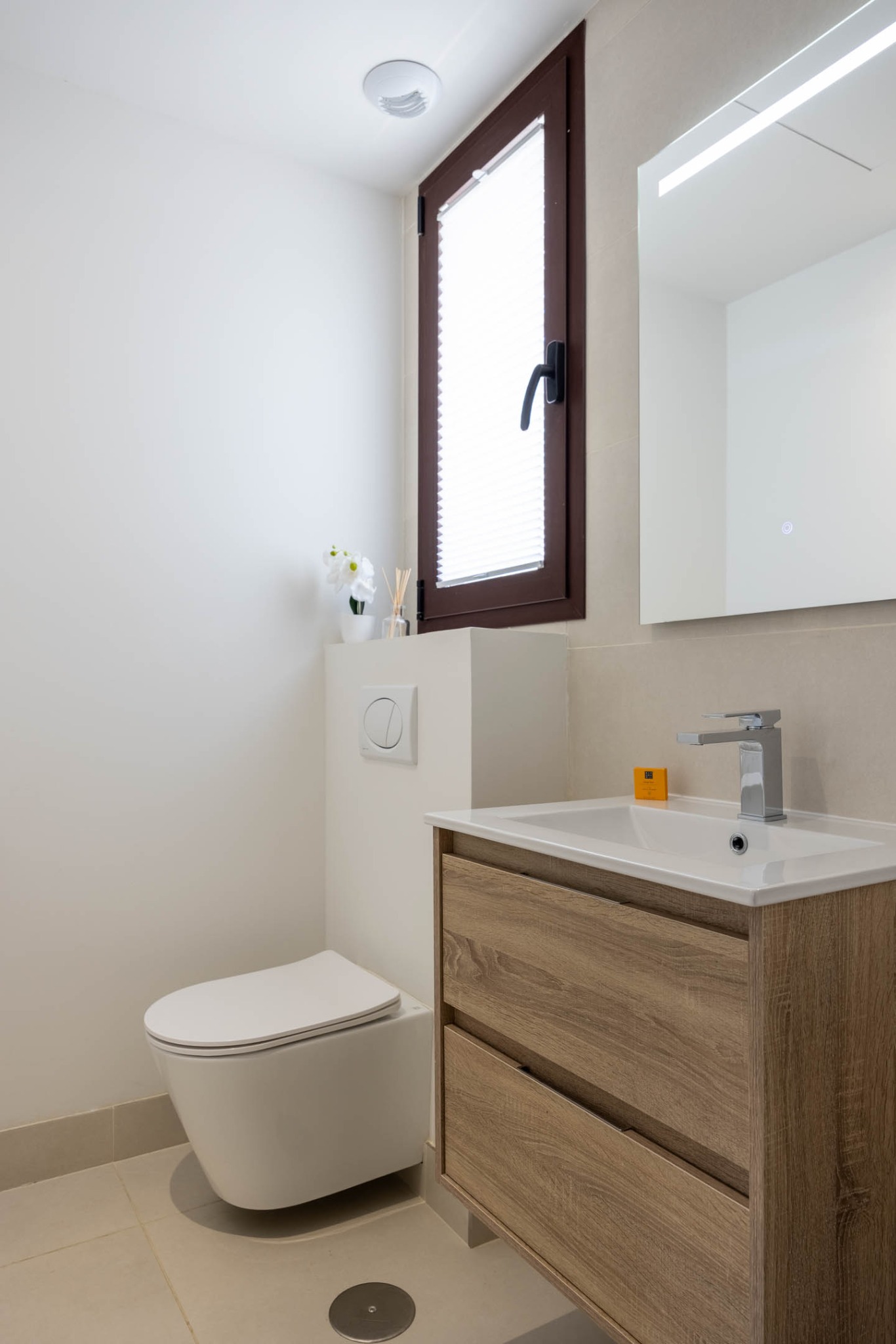 Separate guest toilet