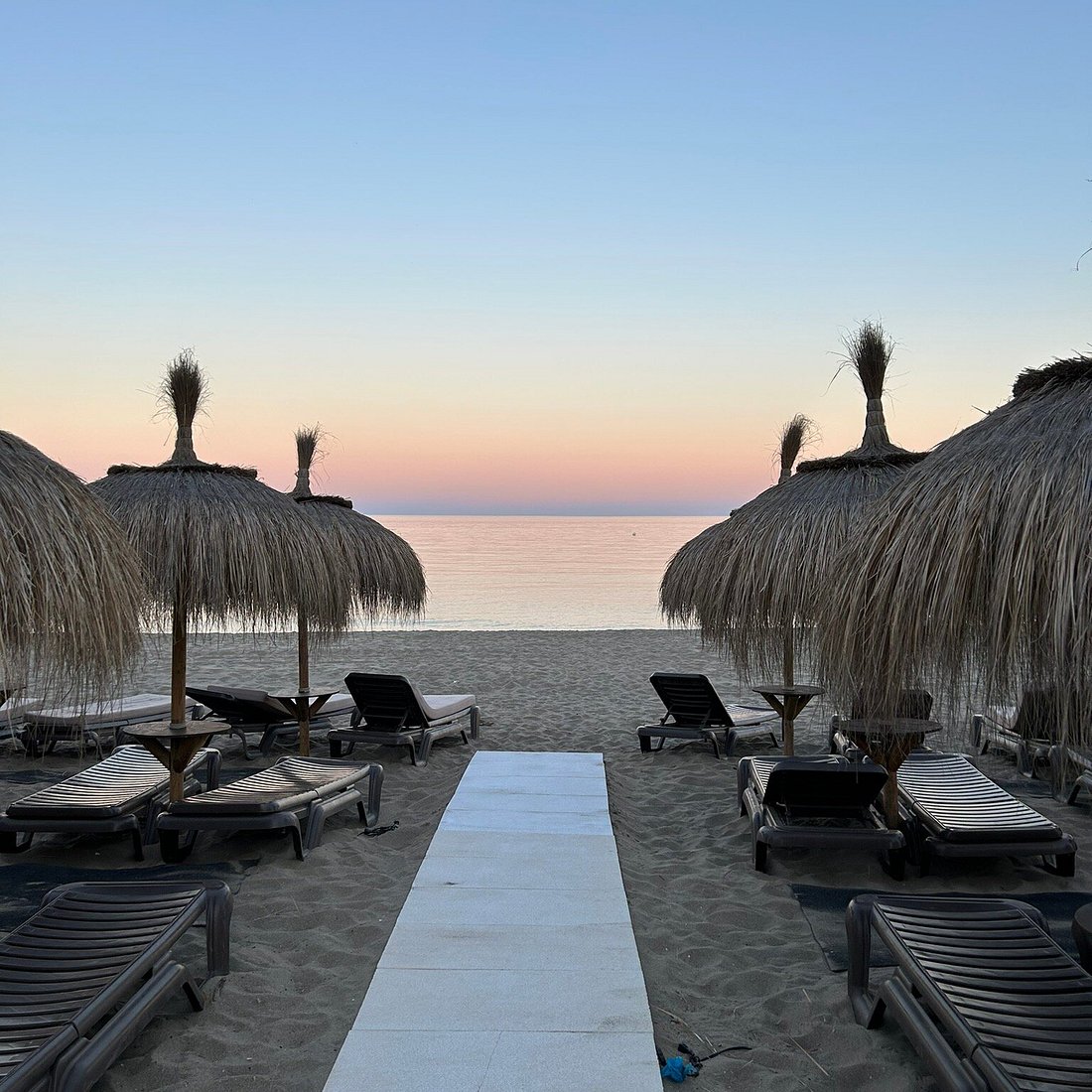 Beach at sunset