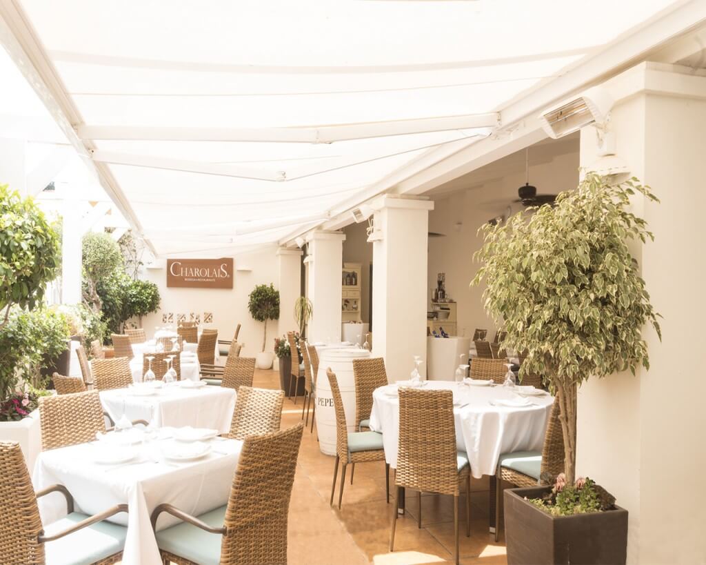 Restaurant terrace