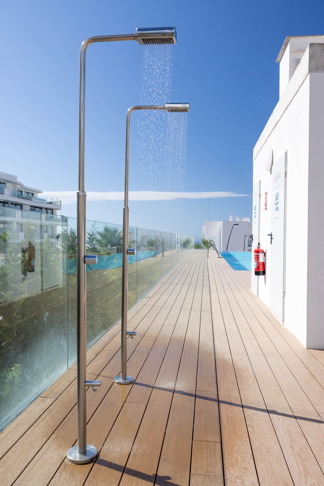 Outdoor showers